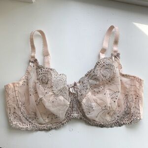 FIT FULLY YOURS underwire bra lace detail adjustable straps women’s size 40F